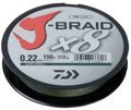 Леска плетеная Daiwa J-Braid X8 150м 0,22мм зеленая