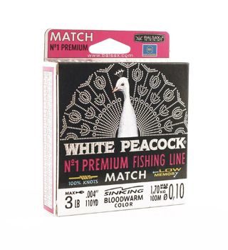 Леска Balsax White Peacock Match Box 100м 0,1 (1,7кг)
