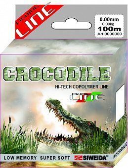 Леска SWD Crocodile 100м 0,2 (4,10кг) прозрачная
