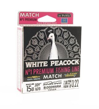 Леска Balsax White Peacock Match Box 150м 0,22 (7,0кг)