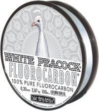 Леска Balsax White Peacock Fluorocarbon Box 100м 0,10 (1,28кг)