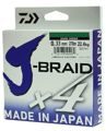 Леска плетеная Daiwa J-Braid X4 270м 0,33мм зеленая