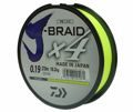 Леска плетеная Daiwa J-Braid X4 270м 0,19мм желтая