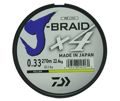 Леска плетеная Daiwa J-Braid X4 270м 0,33мм желтая