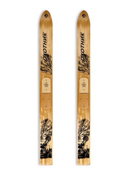 Лыжи Охотник деревянные Маяк 175*15 см