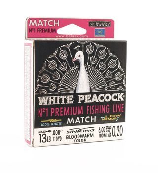 Леска Balsax White Peacock Match Box 100м 0,2 (6,0кг)