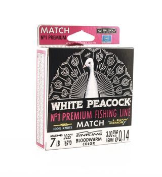 Леска Balsax White Peacock Match Box 150м 0,14 (3,0кг)