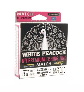 Леска Balsax White Peacock Match Box 150м 0,1 (1,7кг)