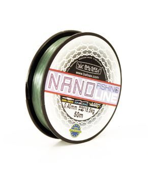 Леска Balsax Nano Green Box 50м 0,4 (18,5кг)