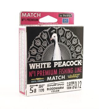 Леска Balsax White Peacock Match Box 100м 0,12 (2,5кг)