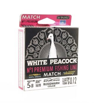 Леска Balsax White Peacock Match Box 150м 0,12 (2,5кг)