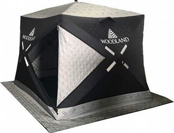 Зимняя палатка куб WOODLAND Ultra, трехслойная