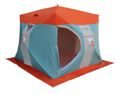 Палатка рыбака Нельма Куб-3 Люкс Профи (двухслойная, серебрянка)