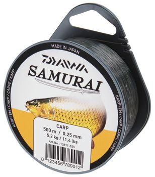Леска Daiwa Samurai Carp 450м 0,30мм (6,6кг) камуфляж
