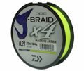 Леска плетеная Daiwa J-Braid X4 270м 0,21мм желтая