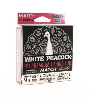 Леска Balsax White Peacock Match Box 100м 0,16 (4,0кг)