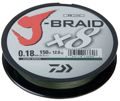 Леска плетеная Daiwa J-Braid X8 150м 0,18мм зеленая